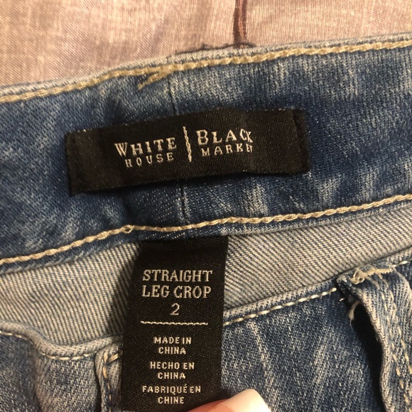 White House black market women’s cropped jeans!!! - Picture 5 of 6